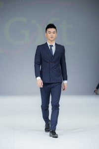 BS361 Order Stripe Suit Set Model Showcase Reality Model Tailor-made Men's Suits Design Men's Suits Men's Suits Manufacturer